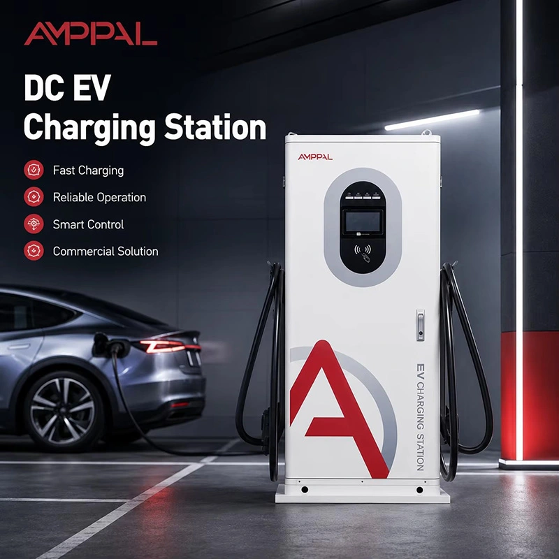 40kW Commercial Integrated DC EV Station for Public Parking
