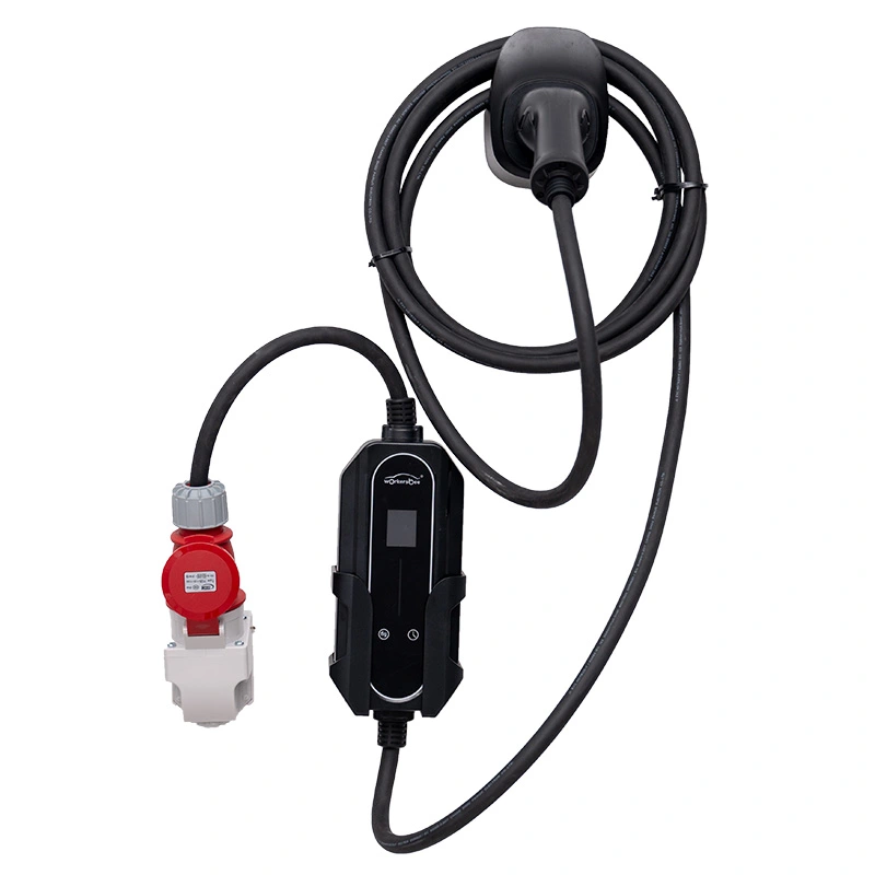 7kW Portable AC EV Charger cum Acrylic Praesent pro Domo et Outdoor praecipientes
